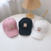 Ležerna dječja kapa sa šiltom i grbom za djevojčice