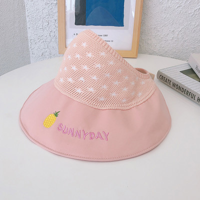 Lastemüts - visiir värvilise tikandiga