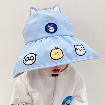Нов модел лятна детска шапка с широка периферия