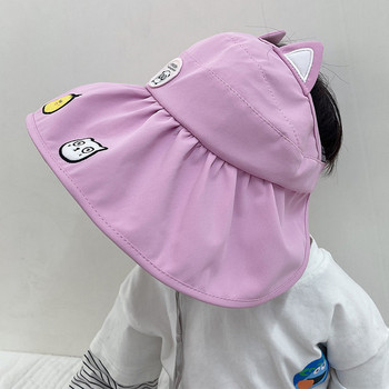 Нов модел лятна детска шапка с широка периферия