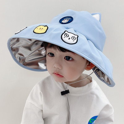 Νέο μοντέλο καλοκαιρινό παιδικό καπέλο με φαρδύ γείσο