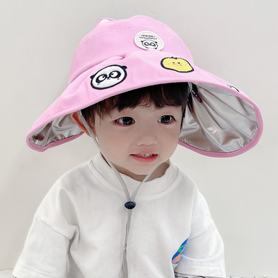 Νέο μοντέλο καλοκαιρινό παιδικό καπέλο με φαρδύ γείσο