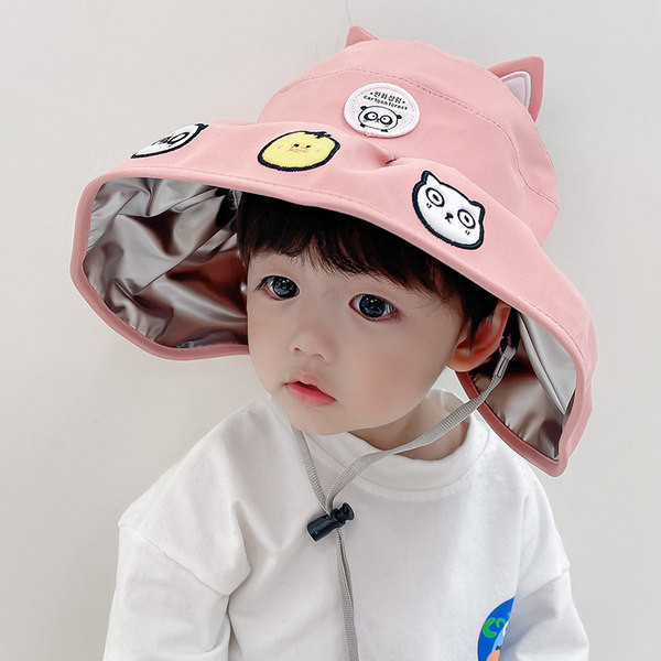 Νέο μοντέλο καλοκαιρινό παιδικό καπέλο με φαρδύ γείσο