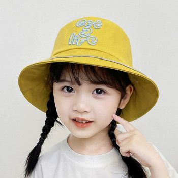 Αντιηλιακό παιδικό καπέλο με κέντημα