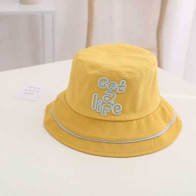 Päikesekaitsega lastemüts tikandiga