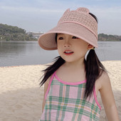 Uus mudel suvine õlgkübar kõrvade ja visiiriga