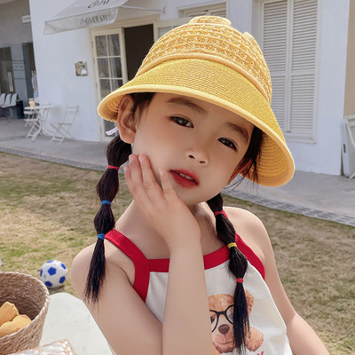 Uus mudel suvine õlgkübar kõrvade ja visiiriga