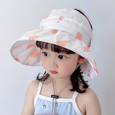 Ljetni šešir sa širokim obodom za djevojčice
