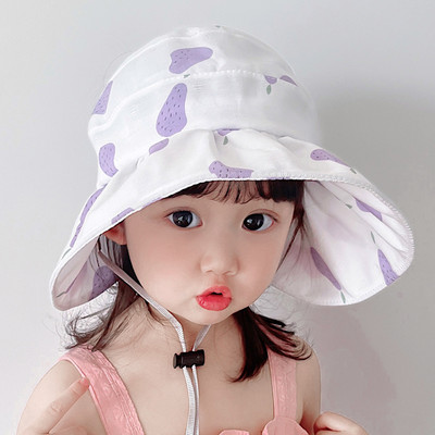 Ljetni šešir sa širokim obodom za djevojčice