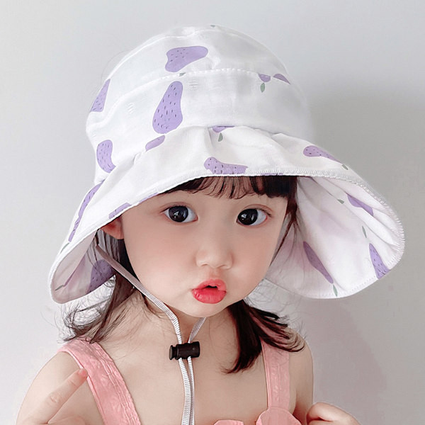 Ljetni šešir sa širokim obodom za djevojčice