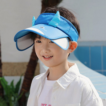 Καλοκαιρινό καπέλο με γείσο και τρισδιάστατη εφαρμογή για αγόρια και κορίτσια