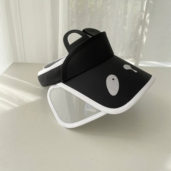 Laste tekstiilist visiir 3D elemendiga