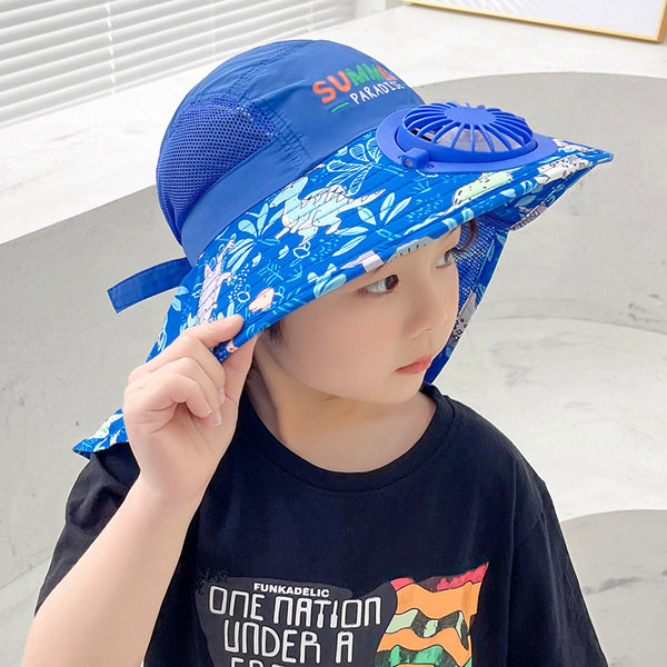 Laia ääre ja lehvikuga suvemüts