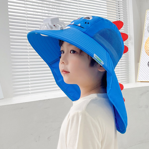 Vasarinė kepurė su 3D elementu ir ventiliatoriumi - tinka mergaitėms arba berniukams