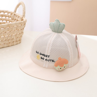 Ljetna kapa s vezom i 3D elementom