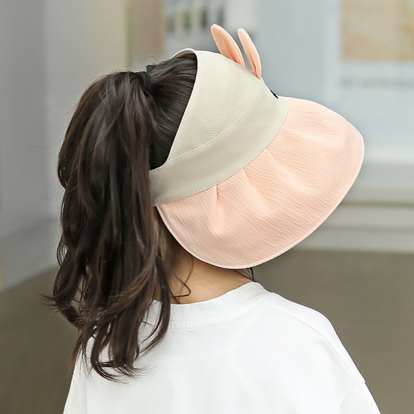 Παιδικό καλοκαιρινό καπέλο με περιφέρεια 3D εφαρμογή και κορδόνια