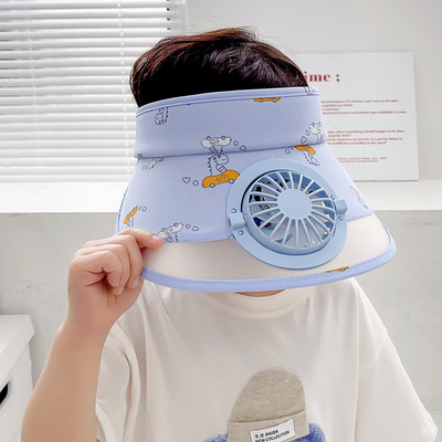 Laste visiir ventilaatoriga poistele ja tüdrukutele