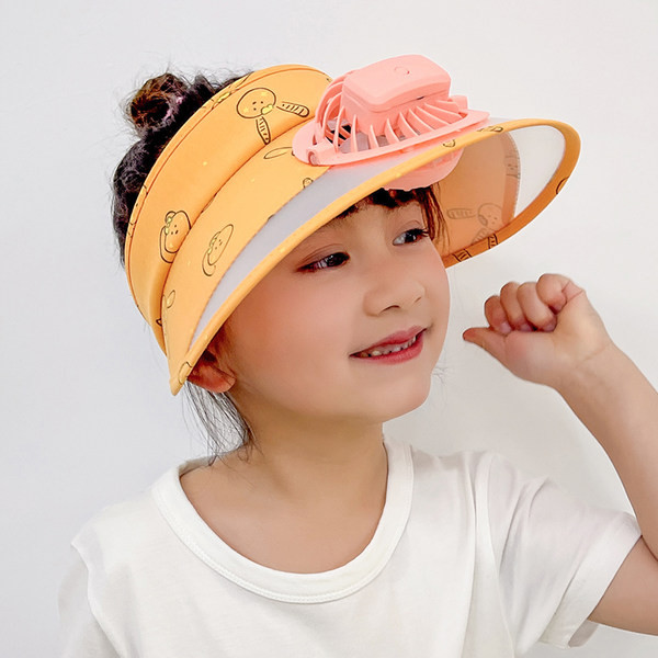 Laste visiir ventilaatoriga poistele ja tüdrukutele