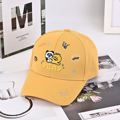 Tekstiilist värvilise aplikatsiooni ja tikandiga pesapallimüts