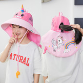 Παιδικό αντηλιακό καπέλο με φαρδύ γείσο