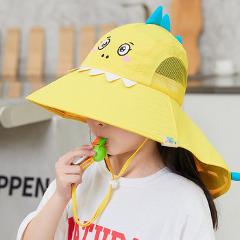 Детска слънцезащитна шапка с широка периферия