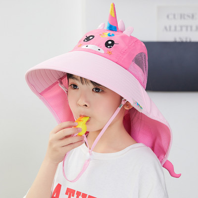 Παιδικό αντηλιακό καπέλο με φαρδύ γείσο