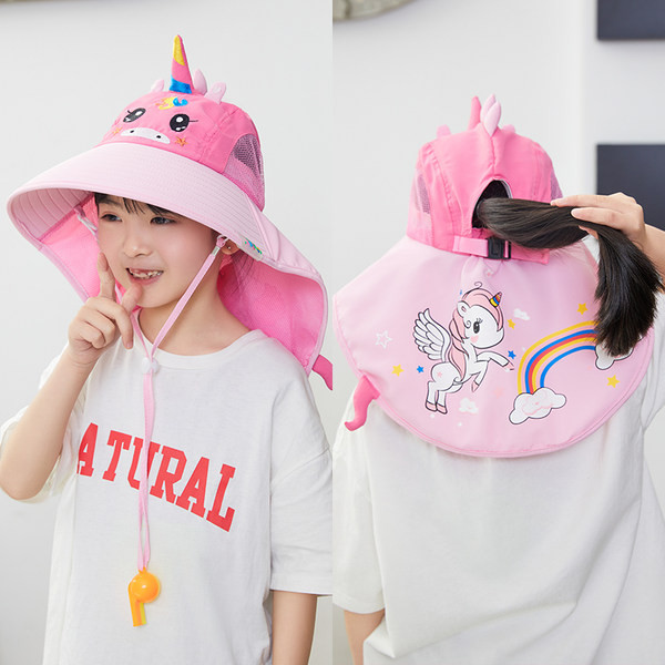 Παιδικό αντηλιακό καπέλο με φαρδύ γείσο
