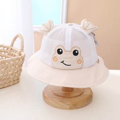 Tekstilna mrežasta kapa s rubovima i vezom u boji