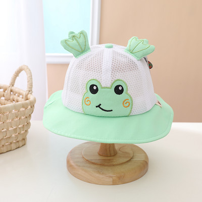 Tekstilna mrežasta kapa s rubovima i vezom u boji