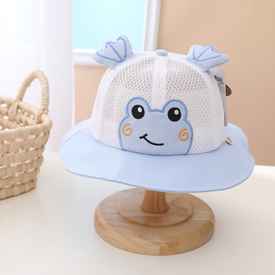 Tekstilna mrežasta kapa s rubovima i vezom u boji