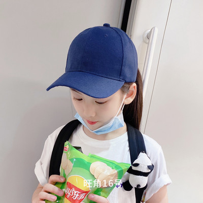 Pesapallimütsiga tekstiilist müts tüdrukutele