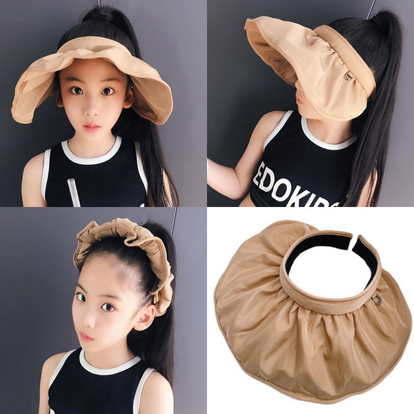 Laia äärega tekstiilist lastevisiir