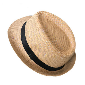 Детска сламена шапка подходяща за лятото