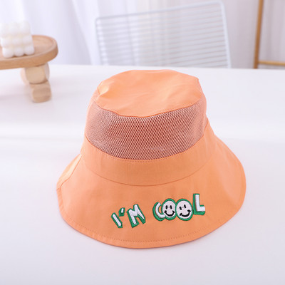 Päikesekaitsega lastemüts võrgu ja trükiga