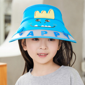 Регулируема детска шапка с апликация и козирка