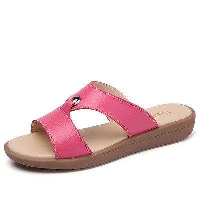 Ženske papuče sa remenčićima od eko kože - dva modela