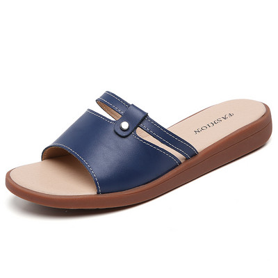 Ležerne papuče s ravnim potplatom za žene