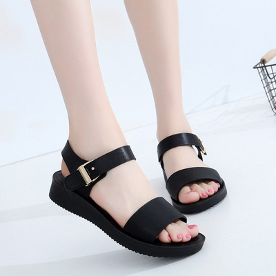 Ljetne ženske papuče sa remenčićima od eko kože