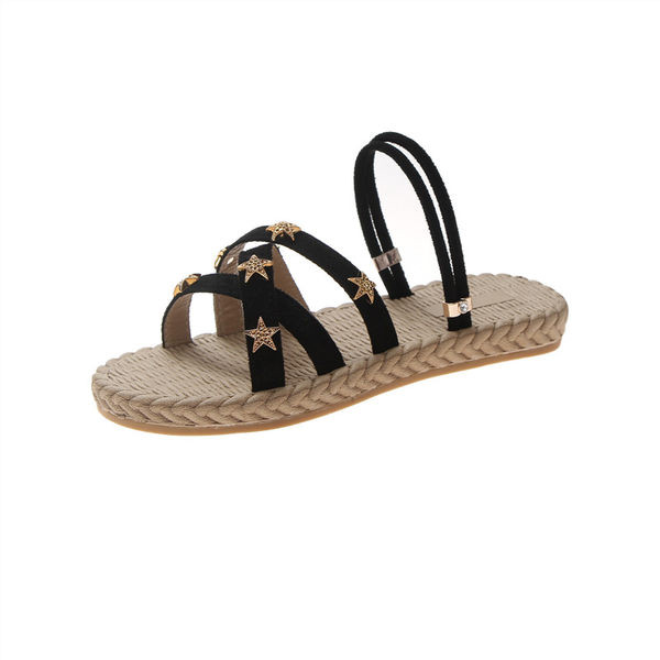 Ženske papuče sa zvjezdastim ukrasom