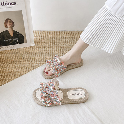 Lameda talla ja lillemotiividega naiste sussid