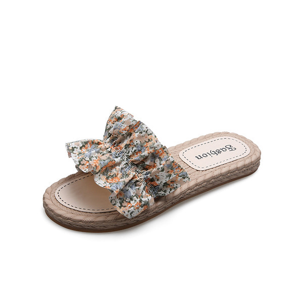 Lameda talla ja lillemotiividega naiste sussid