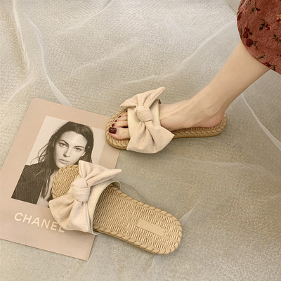 Ležerne ženske papuče sa trakom u više boja