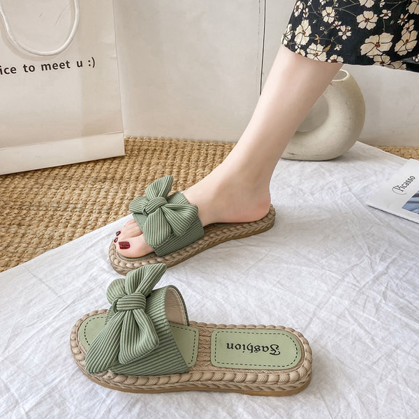 Ležerne ženske papuče sa trakom u više boja