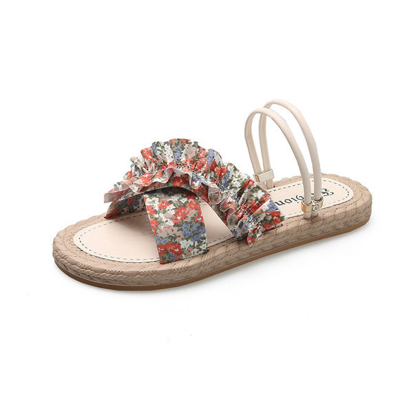 Lillemustriga naiste vabaaja sussid