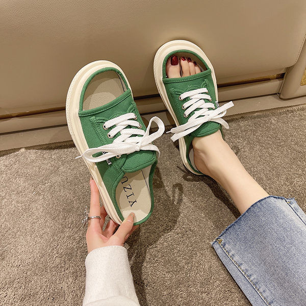 Νέο μοντέλο γυναικείες παντόφλες με κορδόνια