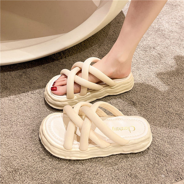 Casual papuče s križnim naramenicama - više boja