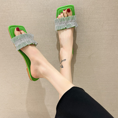 Ljetne ženske papuče sa kamenčićima - više boja