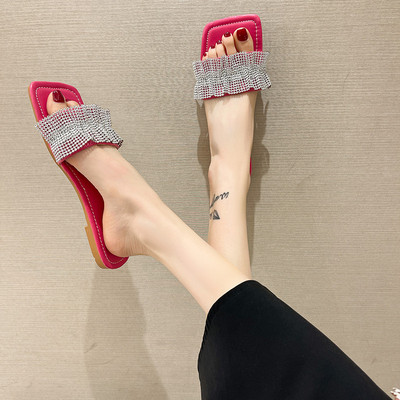 Ljetne ženske papuče sa kamenčićima - više boja