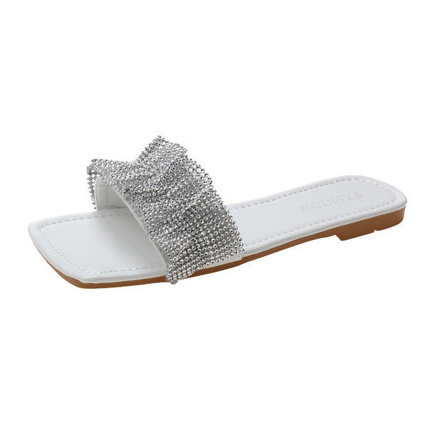 Ljetne ženske papuče sa kamenčićima - više boja