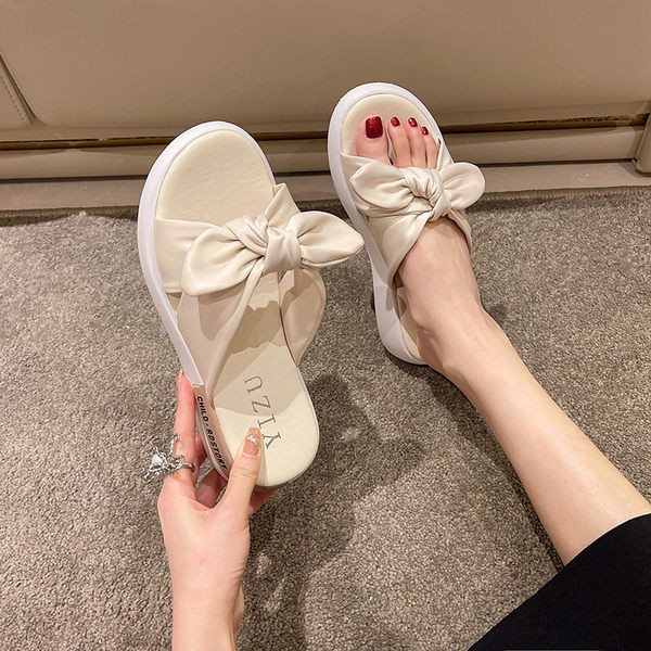 Ženske papuče s vrpcom i križnim naramenicama